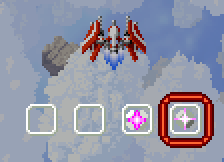 50% empty equipment slots